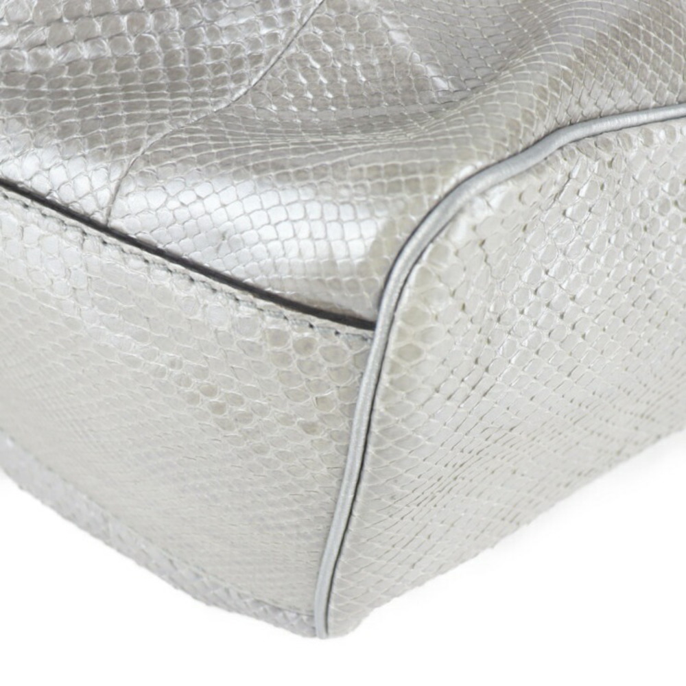Gucci Sookie Tote Bag Python Silver - image 5